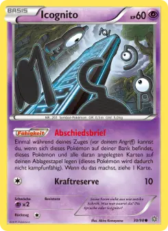 Pokémon-Karte Icognito 030/098