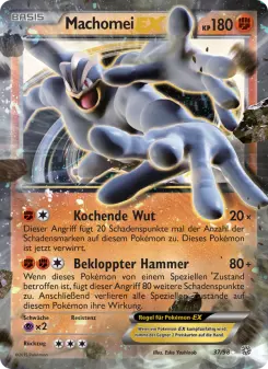 Pokémon-Karte Machomei EX 037/098