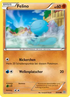 Pokémon-Karte Felino 038/098