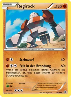 Pokémon-Karte Regirock 040/098