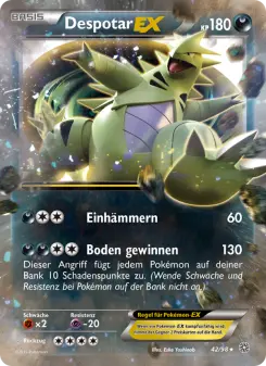 Pokémon-Karte Despotar EX 042/098