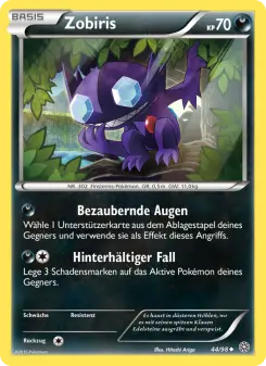 Pokémon-Karte Zobiris 044/098