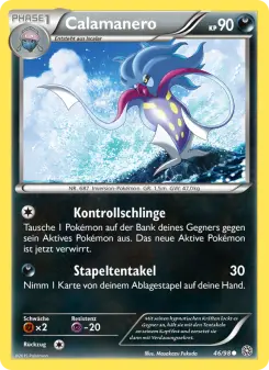 Pokémon-Karte Calamanero 046/098