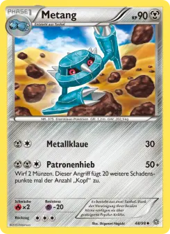 Pokémon-Karte Metang 048/098