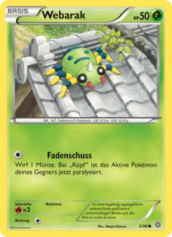 Pokémon-Karte Webarak 005/098