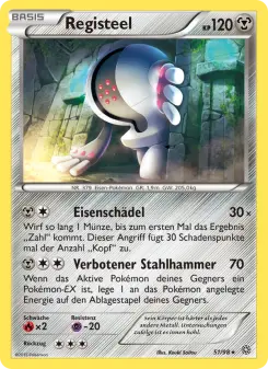 Pokémon-Karte Registeel 051/098