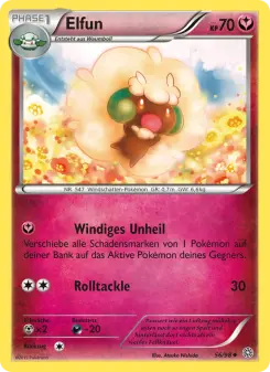 Pokémon-Karte Elfun 056/098