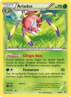 Pokémon-Karte Ariados 006/098