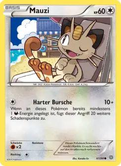 Pokémon-Karte Mauzi 061/098