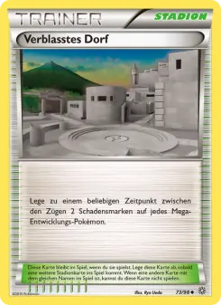 Pokémon-Karte Verblasstes Dorf 073/098