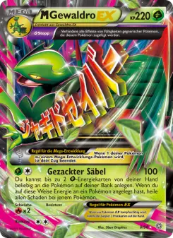 Pokémon-Karte M-Gewaldro EX 008/098