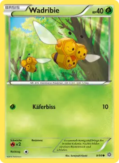 Pokémon-Karte Wadribie 009/098