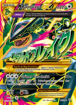 Pokémon-Karte M-Rayquaza EX 098/098