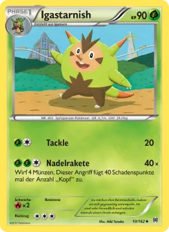 Pokémon-Karte Igastarnish 010/162