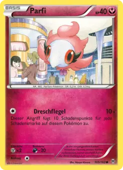 Pokémon-Karte Parfi 105/162