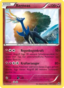 Pokémon-Karte Xerneas 107/162