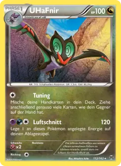 Pokémon-Karte UHaFnir 112/162