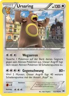 Pokémon-Karte Ursaring 122/162