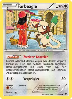Pokémon-Karte Farbeagle 123/162