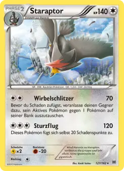 Pokémon-Karte Staraptor 127/162