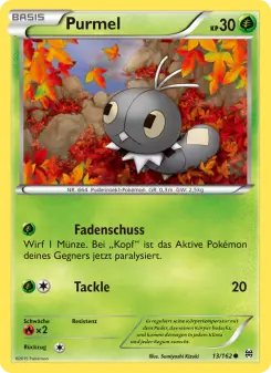Pokémon-Karte Purmel 013/162
