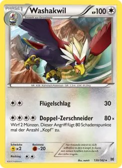 Pokémon-Karte Washakwil 130/162