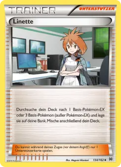 Pokémon-Karte Linette 134/162