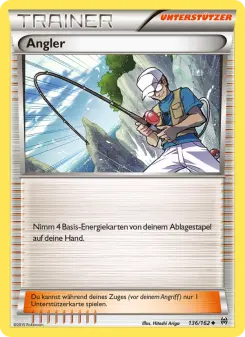 Pokémon-Karte Angler 136/162