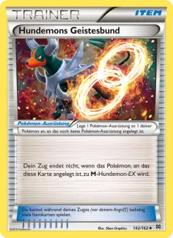 Pokémon-Karte Hundemons Geistesbund 142/162