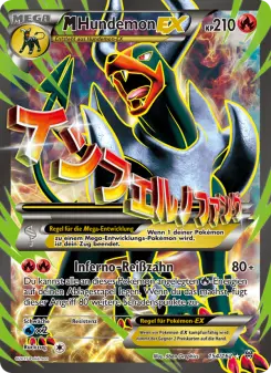 Pokémon-Karte M-Hundemon EX 154/162
