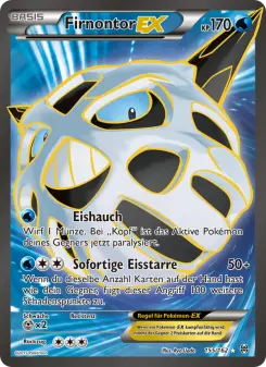 Pokémon-Karte Firnontor EX 155/162