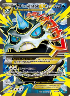 Pokémon-Karte M-Firnontor EX 156/162