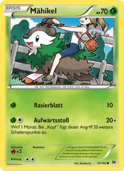 Pokémon-Karte Mähikel 016/162