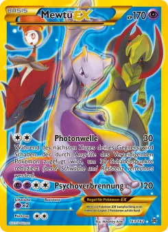 Pokémon-Karte Mewtu EX 163/162