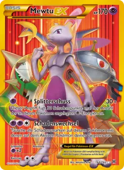 Pokémon-Karte Mewtu EX 164/162