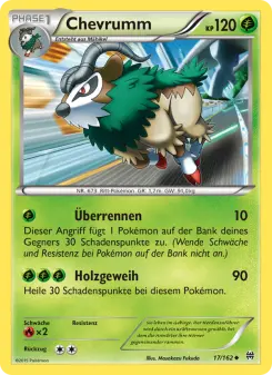 Pokémon-Karte Chevrumm 017/162