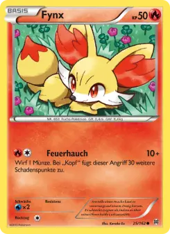 Pokémon-Karte Fynx 025/162
