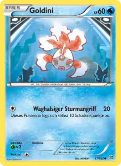 Pokémon-Karte Goldini 027/162