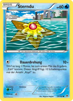 Pokémon-Karte Sterndu 029/162