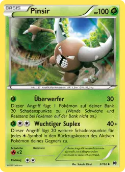 Pokémon-Karte Pinsir 003/162