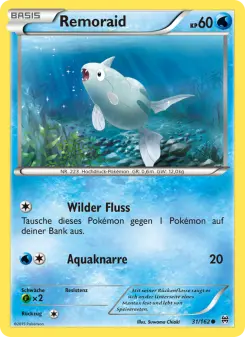 Pokémon-Karte Remoraid 031/162