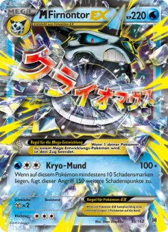 Pokémon-Karte M-Firnontor EX 035/162