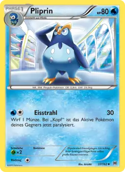 Pokémon-Karte Pliprin 037/162
