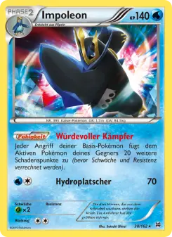 Pokémon-Karte Impoleon 038/162