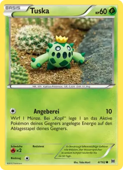 Pokémon-Karte Tuska 004/162