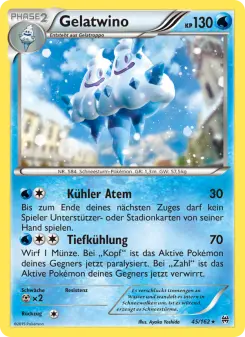 Pokémon-Karte Gelatwino 045/162