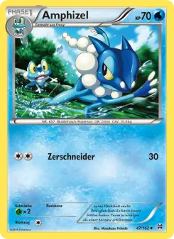 Pokémon-Karte Amphizel 047/162