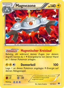 Pokémon-Karte Magnezone 054/162