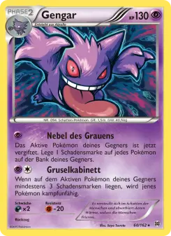 Pokémon-Karte Gengar 060/162