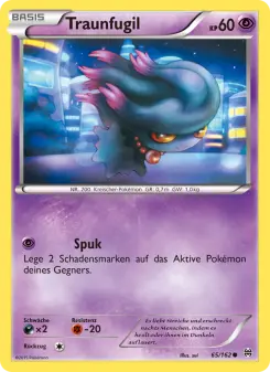 Pokémon-Karte Traunfugil 065/162